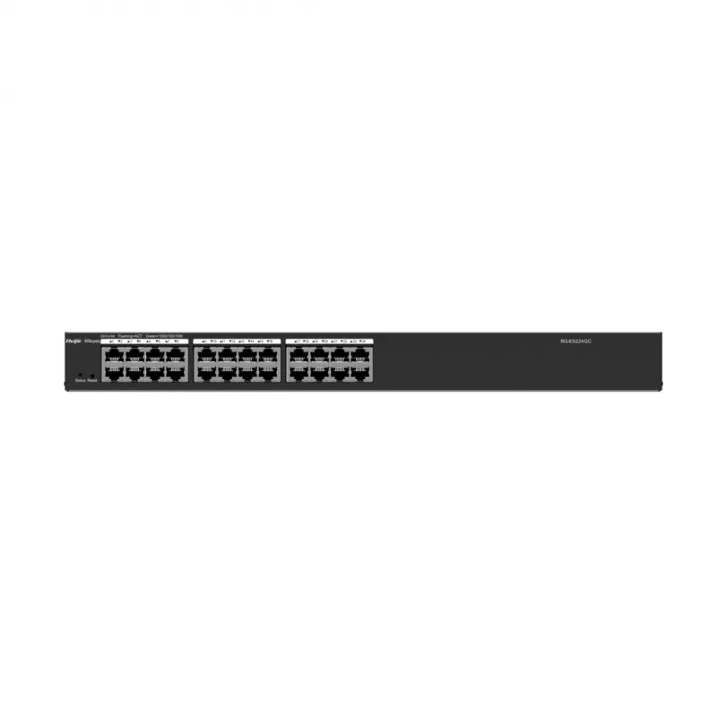 Tinklo jungiklis TP-LINK RG-ES224GC-V2 – 24 prievadai, 24×GE, stalinis/statybinis, Easy Smart