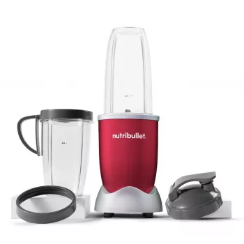 NutriBullet NB907R 0,9 L gaminimo blenderis 900 W raudonas, sidabrinis