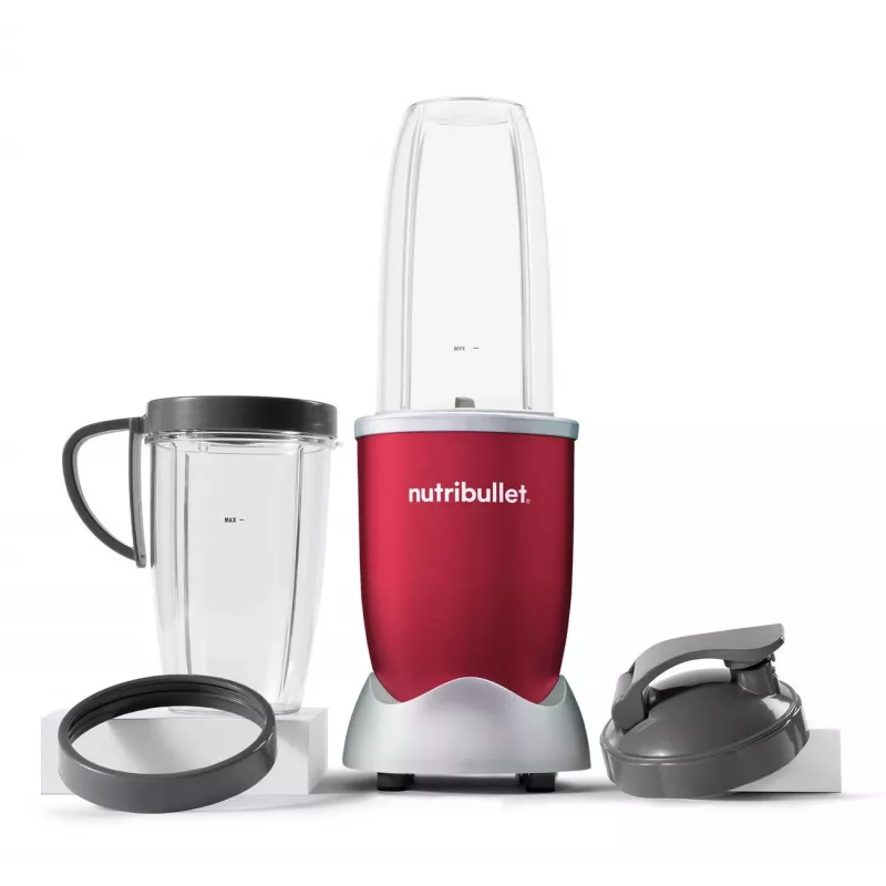 NutriBullet NB907R 0,9 L gaminimo blenderis 900 W raudonas, sidabrinis