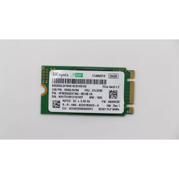 Lenovo SSD 256 GB M.2 PCIe NVMe 01LX208 – kietojo disko kortelė