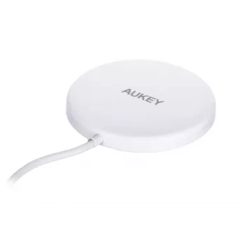 AUEKY Aircore LC-A1 belaidis magnetinis įkroviklis QI USB-C 15W Baltas