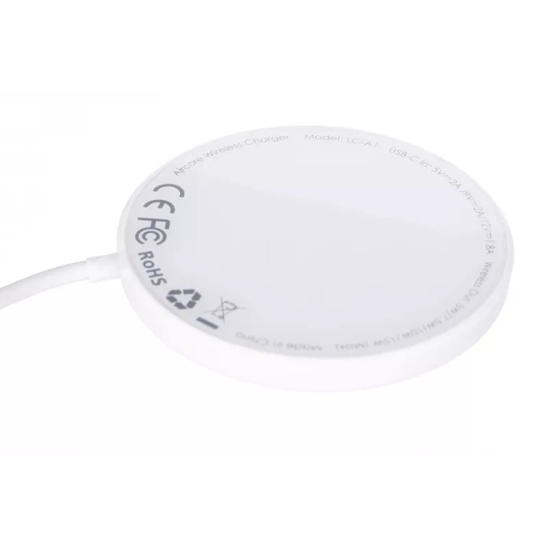 AUEKY Aircore LC-A1 belaidis magnetinis įkroviklis QI USB-C 15W Baltas