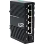 Switch Exsys EX-62030MPOE-SFP — Mini Gigabit 5+1 PoE+ tinklo valdymo jungiklis su 5 Gigabit ir 1 SFP prievadu