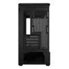 Mini bokštinis kompiuterio korpusas Lian Li Vector V100R MINI — Mini-ITX/Micro-ATX, grūdintas stiklas, 3x120mm šoniniai + 1x120mm galinis ventiliatoriai, 2x 2,5 colio + 1x 3,5 colio vietos, juodas
