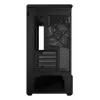 Mini bokštinis kompiuterio korpusas Lian Li Vector V100R MINI — Mini-ITX/Micro-ATX, grūdintas stiklas, 3x120mm šoniniai + 1x120mm galinis ventiliatoriai, 2x 2,5 colio + 1x 3,5 colio vietos, juodas