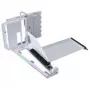 Vertikalus GPU montavimo rinkinys Lian Li G89.VG4-5-V4W.00 su PCIe 5.0 lanksčiuoju kabeliu, baltas