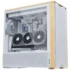 Vertikalus GPU montavimo rinkinys Lian Li G89.VG4-5-V4W.00 su PCIe 5.0 lanksčiuoju kabeliu, baltas