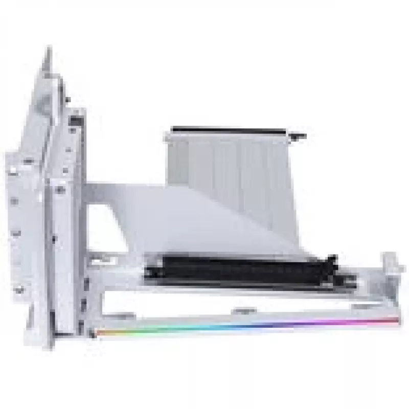 Vertikalus GPU montavimo rinkinys Lian Li G89.VG4-5-V4W.00 su PCIe 5.0 lanksčiuoju kabeliu, baltas
