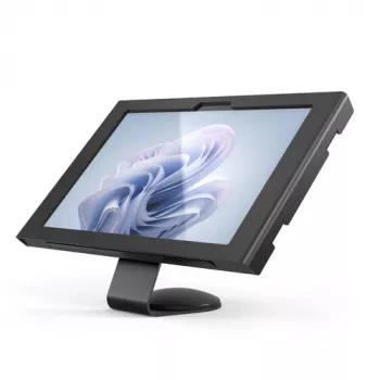 Compulocks Surface Pro 8-11 Apex Enclosure Core Stand - Gehäuse - verriegelbar - Metall - Schwarz - Bildschirmgröße: 33cm (13) - Theke, Wandmontage - 