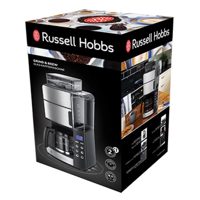 Russell Hobbs kavos virimo aparatas Grind & Brew sidabrinis 25610-56