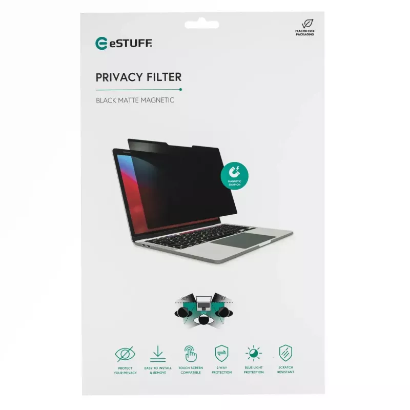 Privatumo filtras eSTUFF GLBM15326229 ekranui (anti-glare, privatumo apsauga)