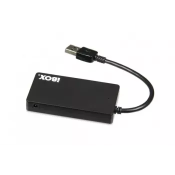 iBox IUH3F56 USB 3.2 Gen 1 (3.1 Gen 1) Type-A sąsajų centras 5000 Mbit/s juodas