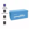 Qoltec 53707 automobilinis akumuliatorius LiFePO4 200 Ah 12,8 V