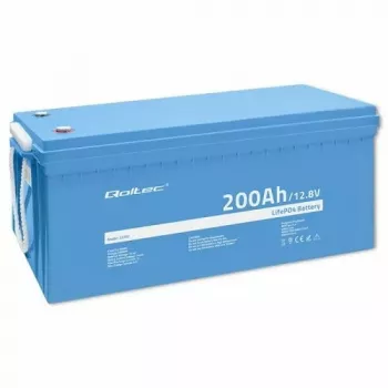 Qoltec 53707 automobilinis akumuliatorius LiFePO4 200 Ah 12,8 V