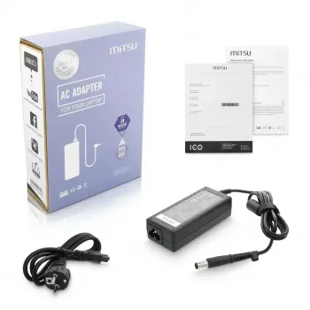 Maitinimo adapteris MITSU 18,5V 3,5A, skirtas HP nešiojamiesiems kompiuteriams, MPN 5ZM024