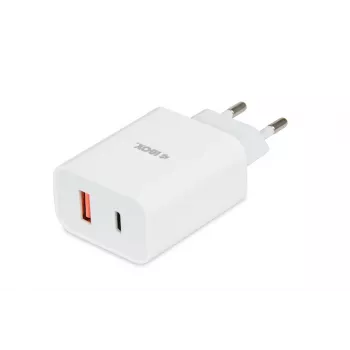 Vidinis įkroviklis iBOX C-36 Universal White USB greitasis įkrovimas