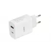 Vidinis įkroviklis iBOX C-36 Universal White USB greitasis įkrovimas