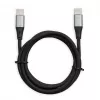 iBOX IKUTC1B USB-C kabelis, 60 W, 1 m, juodas