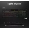 Belaidė mechaninė klaviatūra CORSAIR K100 AIR RGB Ultra Thin Cherry MX
