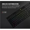 Belaidė mechaninė klaviatūra CORSAIR K100 AIR RGB Ultra Thin Cherry MX