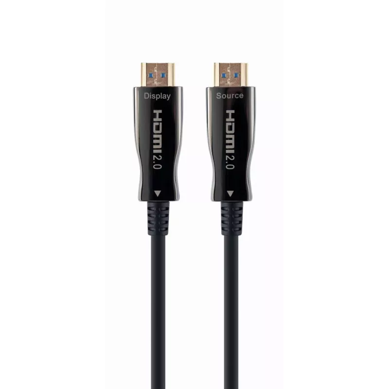 HDMI kabelis Gembird CCBP-HDMI-AOC-50M-02 50 m, HDMI A tipo, HDMI 2.0, 18 Gbit/s, juodas