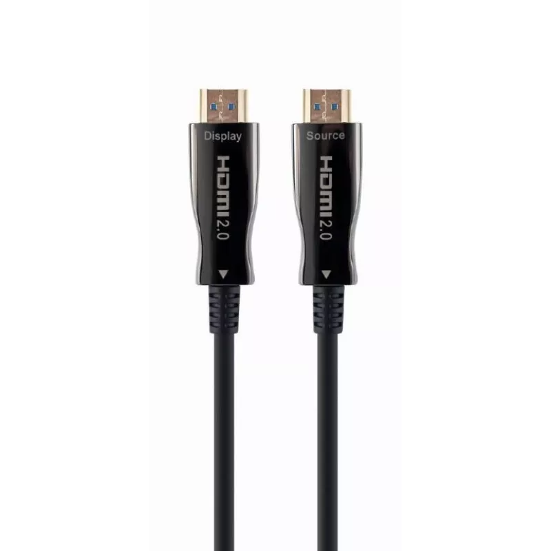 HDMI kabelis Gembird CCBP-HDMI-AOC-50M-02 50 m, HDMI A tipo, HDMI 2.0, 18 Gbit/s, juodas