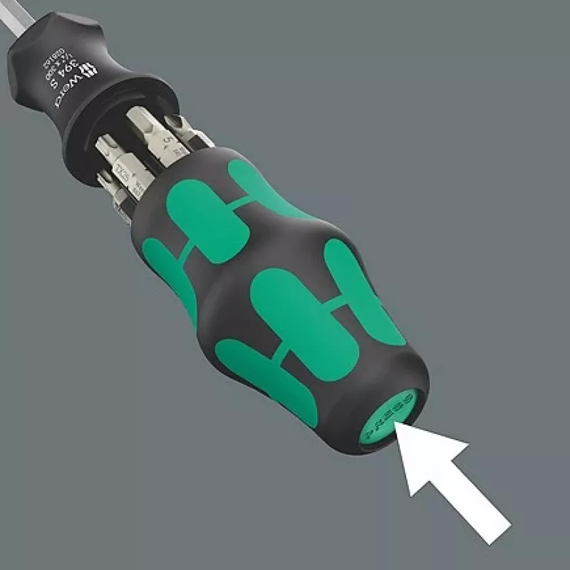 Wera Kraftform compact 27 XL SHK 1 santechninis atsuktuvas su bitų laikikliu 1/4 colio, 300 mm (05136075001)