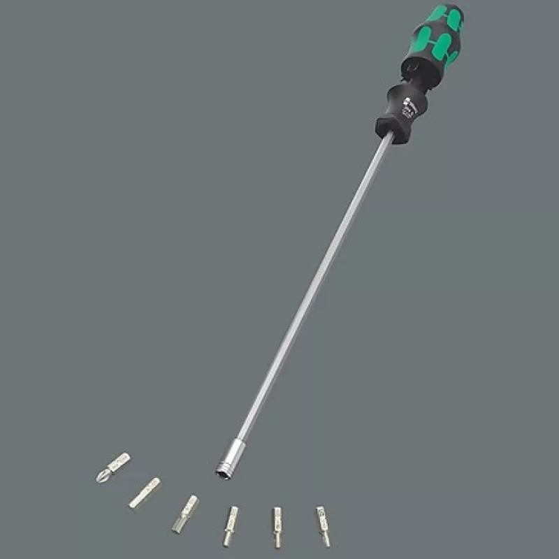 Wera Kraftform compact 27 XL SHK 1 santechninis atsuktuvas su bitų laikikliu 1/4 colio, 300 mm (05136075001)