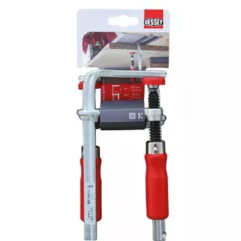 Gnybtas Bessey GTR12 — 12 cm atidarymas, nerūdijantis plienas, raudonas, 244,73 kg jėga