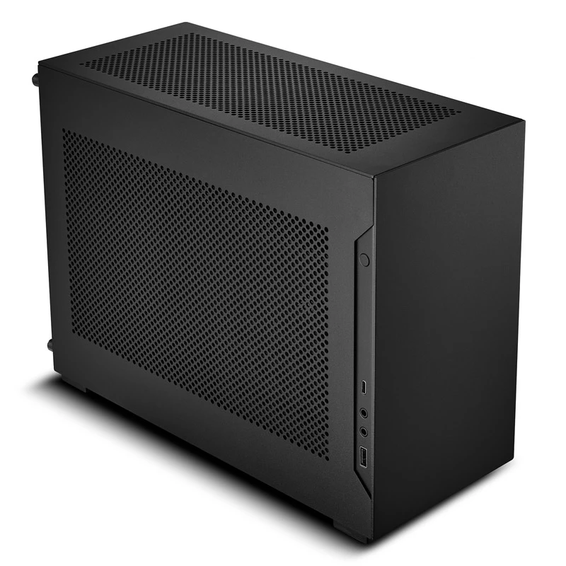 Lian Li A4-H2O X4 Mini-ITX korpusas su PCIE4.0 keltuvu - juodas (A4-H2O X4)