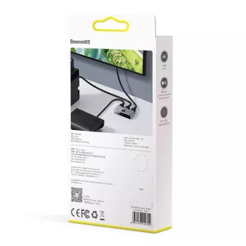 HDMI skirstytuvas Baseus Matrix 4K HD pilka