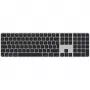 Apple Magic Keyboard su Touch ID ir skaitmenine klaviatūra, USB + Bluetooth, QWERTY danų, juodas