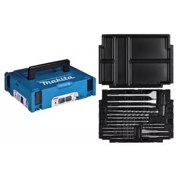 MAKITA gręžtuvų ir kaltų rinkinys SDS+ 17 vnt. MAKPAC dėkle