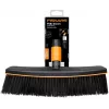 Fiskars 1001416 šluota, plastikinė, juoda ir oranžinė