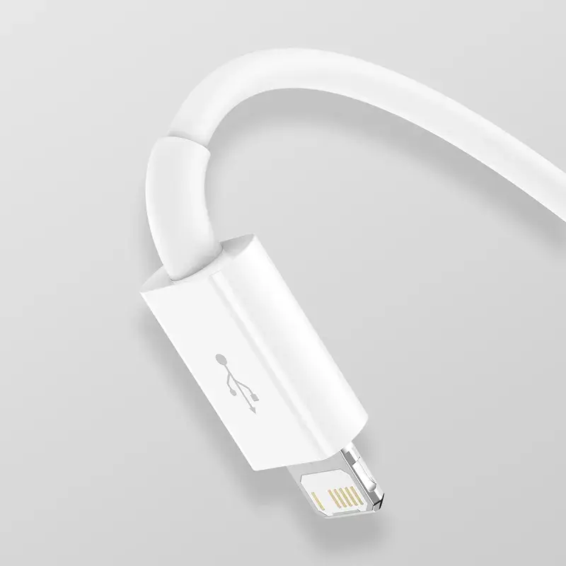 USB laidas Baseus Superior USB 2.0 1,5 m USB A / USB-C / Micro USB / Lightning baltas
