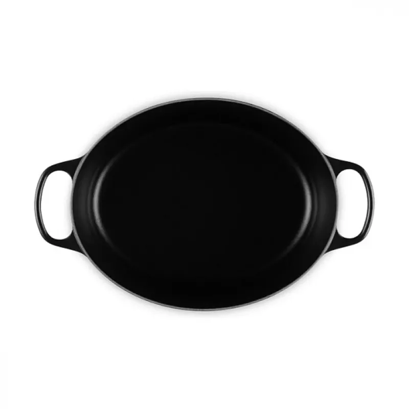 Le Creuset Signature skardinis kepimo indas juodas ovalus 33 cm