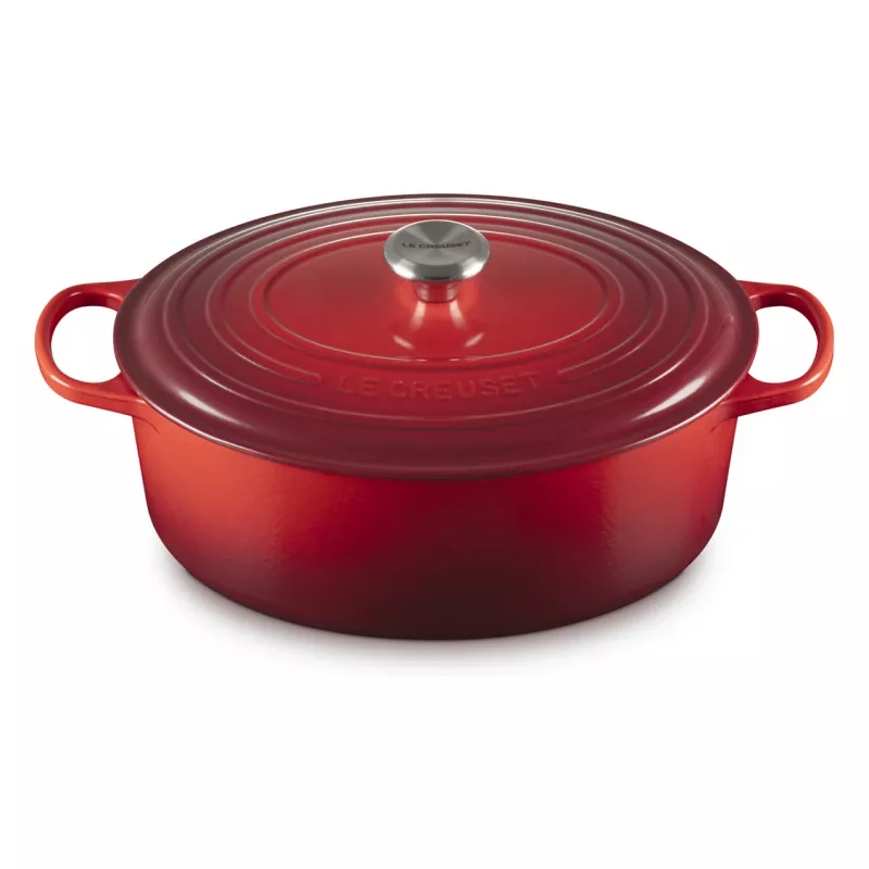 Le Creuset Signature Oval Roaster Cherry Red 33 cm