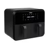 Oro gruzdintuvė Princess 1.182068.01.001 dviejų krepšių 8 L 2400 W 220°C jutiklinis LED (juoda)