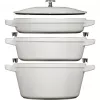 Staub La Cocotte 4,2 L apvalus ketaus troškintuvas kepimo indas