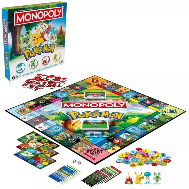 Stalo žaidimas HASBRO Monopoly Pokémon (lenkiškas leidimas) – kolekcinis teminis rinkinys šeimai