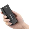 Rockbros Dviračio žibintas su power bank funkcija + USB-C į USB-A laidas, 850 lm, juodas