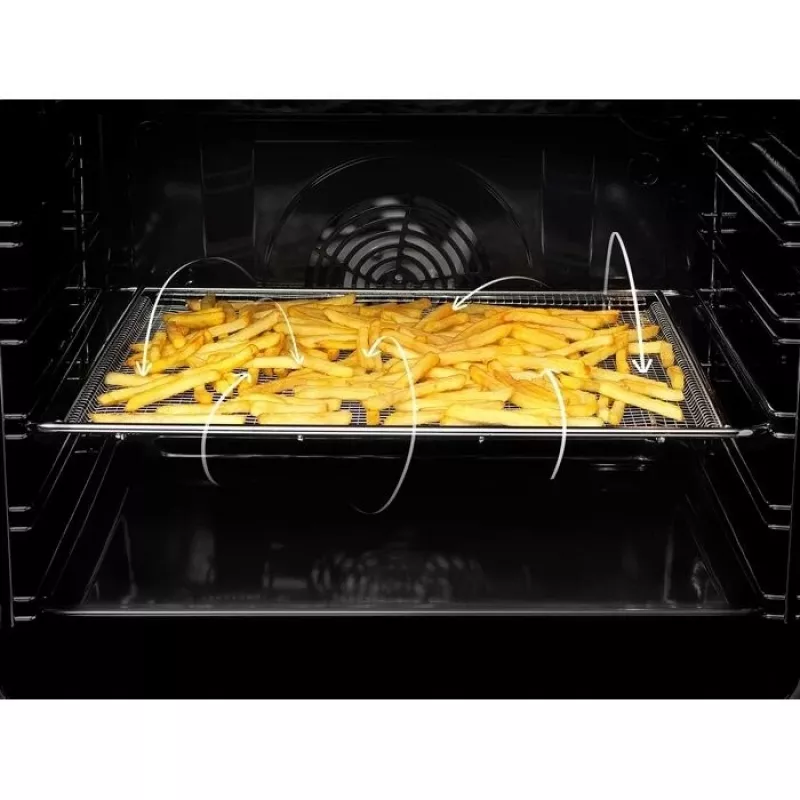 Oro gruzdintuvės padėklas Electrolux E9OOAFWM nerūdijančio plieno grotelės 468×24 mm suderinamoms krosnelėms ir oro gruzdintuvėms