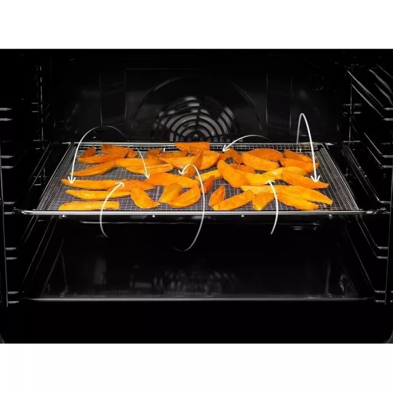 Oro gruzdintuvės padėklas Electrolux E9OOAFWM nerūdijančio plieno grotelės 468×24 mm suderinamoms krosnelėms ir oro gruzdintuvėms