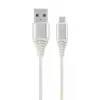 USB laidas Cablexpert CC-USB2B-AMMBM-2M-BW2, 2 m, USB A – Micro-USB B, baltas