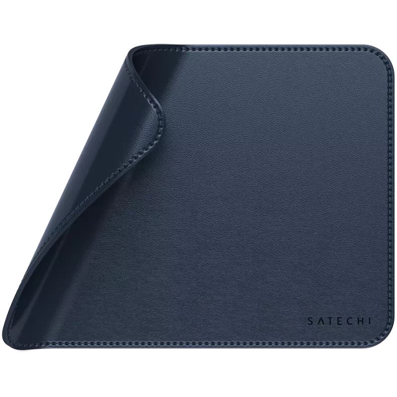 Satechi Premium pelės kilimėlis – veganiška oda (mėlyna)