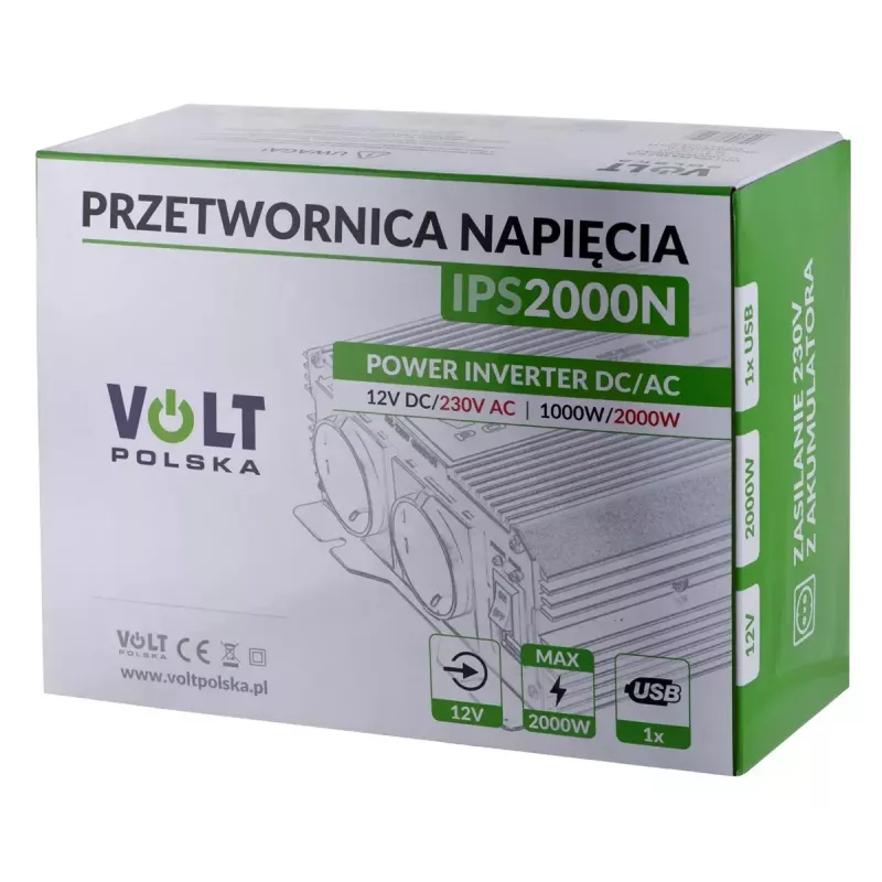 Keitiklis Volt Polska IPS 2000 N 12/230V 1000/2000 W