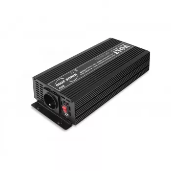 Automobilinis keitiklis SINUS SINUS-2000/24 – 2000W, nuolatinė 24V į kintamąją įtampą