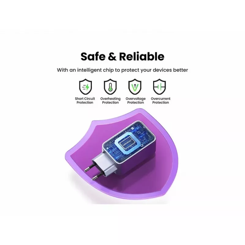 UGREEN Nexode Pro 3 prievadų GaN PD greitasis įkroviklis 2 USB Type-C