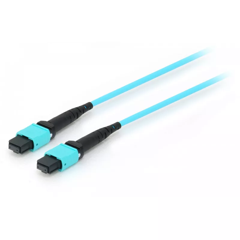 Equip Pro - Patch-Cable - MTP Daugiamodis (W) - MTP Daugiamodis (W) - 15,0 m - Skaidulinė optika - 50/125 µm - OM4 - akvamarinas (25555707)