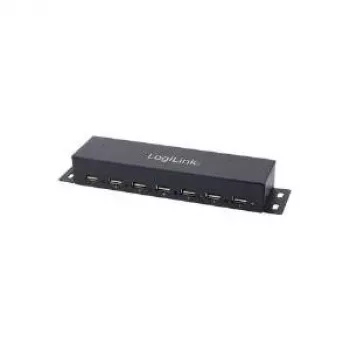 Logilink USB 2.0 Hub 7 prievadų su maitinimo šaltiniu UA0148